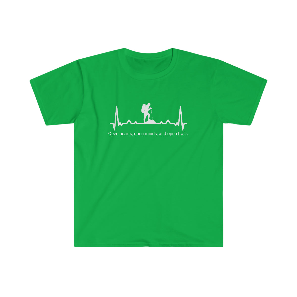 Hiking Shirt, Hiking Heartbeat T-Shirt, Hiking Gift