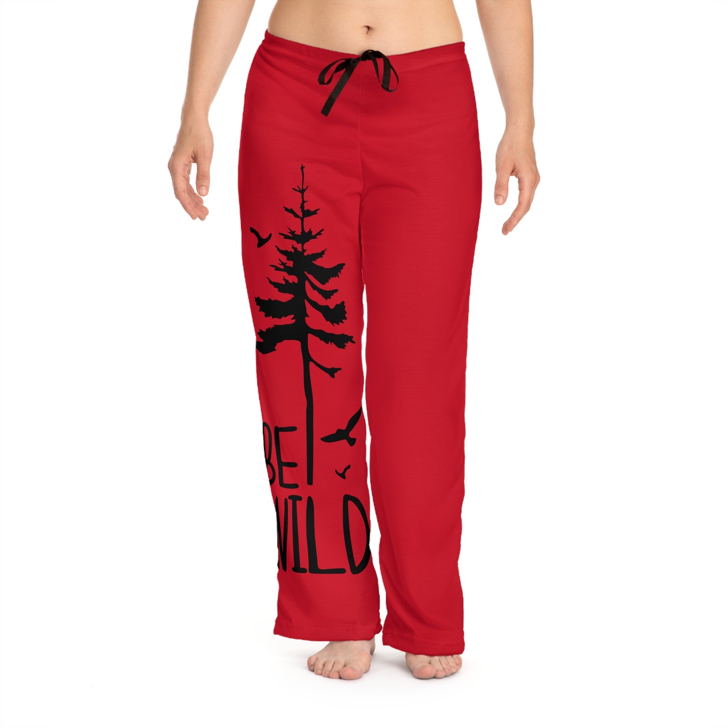 Women's Pajama Pants - Red 'Be Wild'