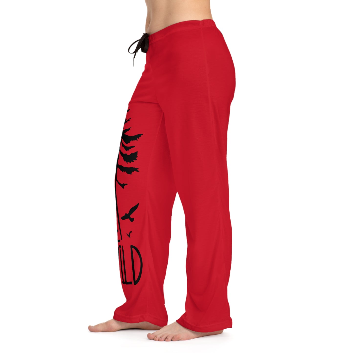 Women's Pajama Pants - Red 'Be Wild'