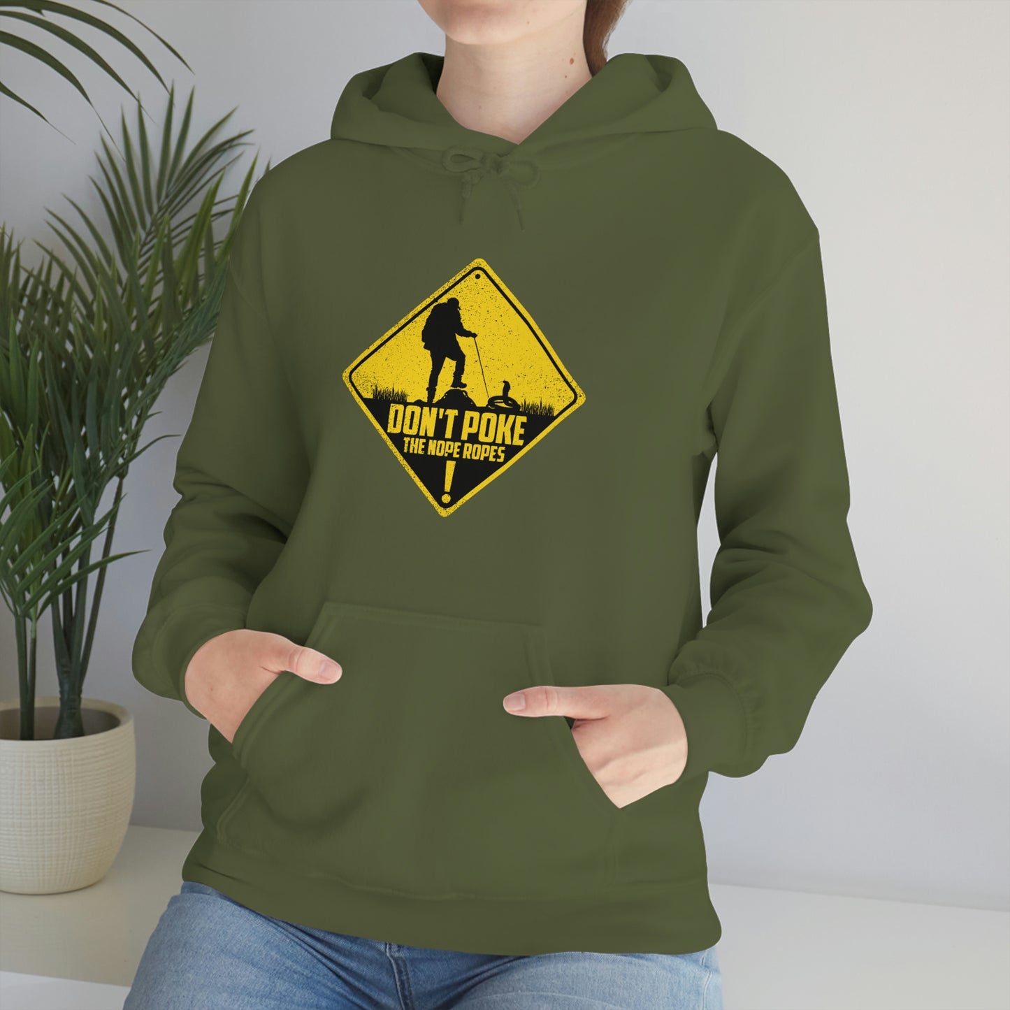 Funny Animal Meme Hoodie - Don't Poke the Nope Ropes