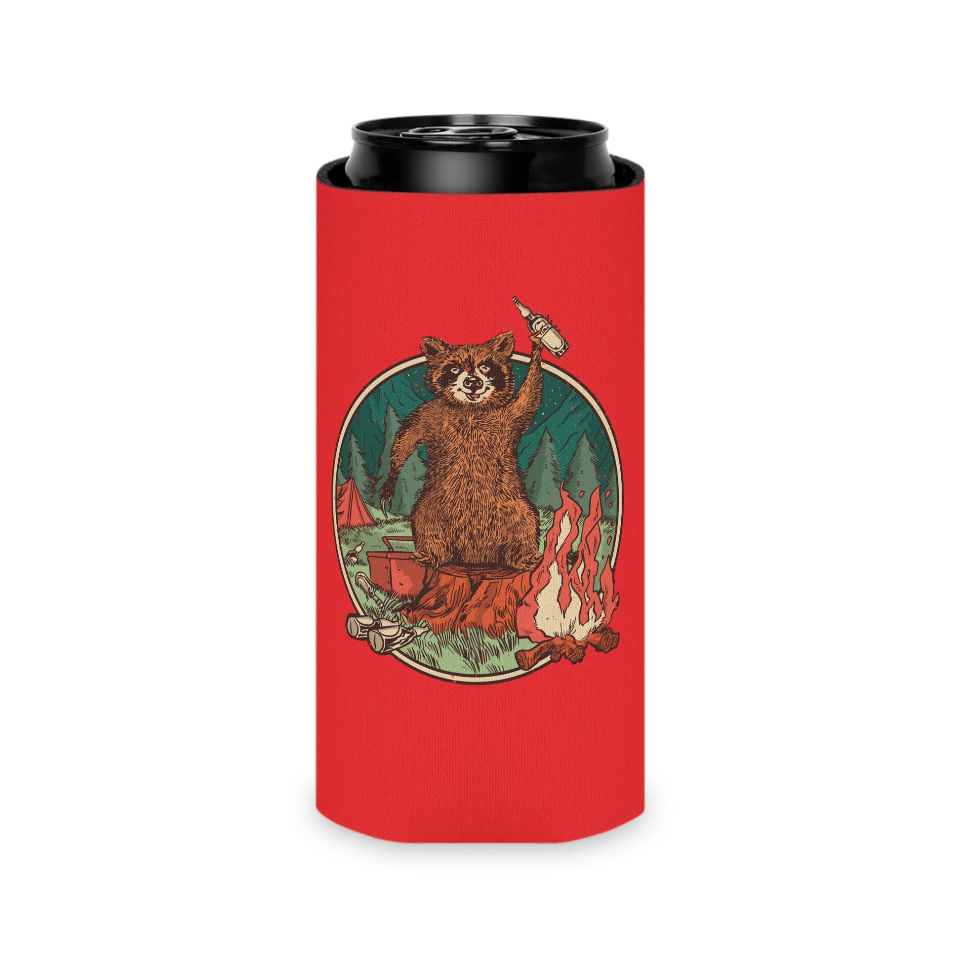 The Outdoor POD Store. Camping Koozie Collection. This is No Time To Be Sober. Ruby Red Slim