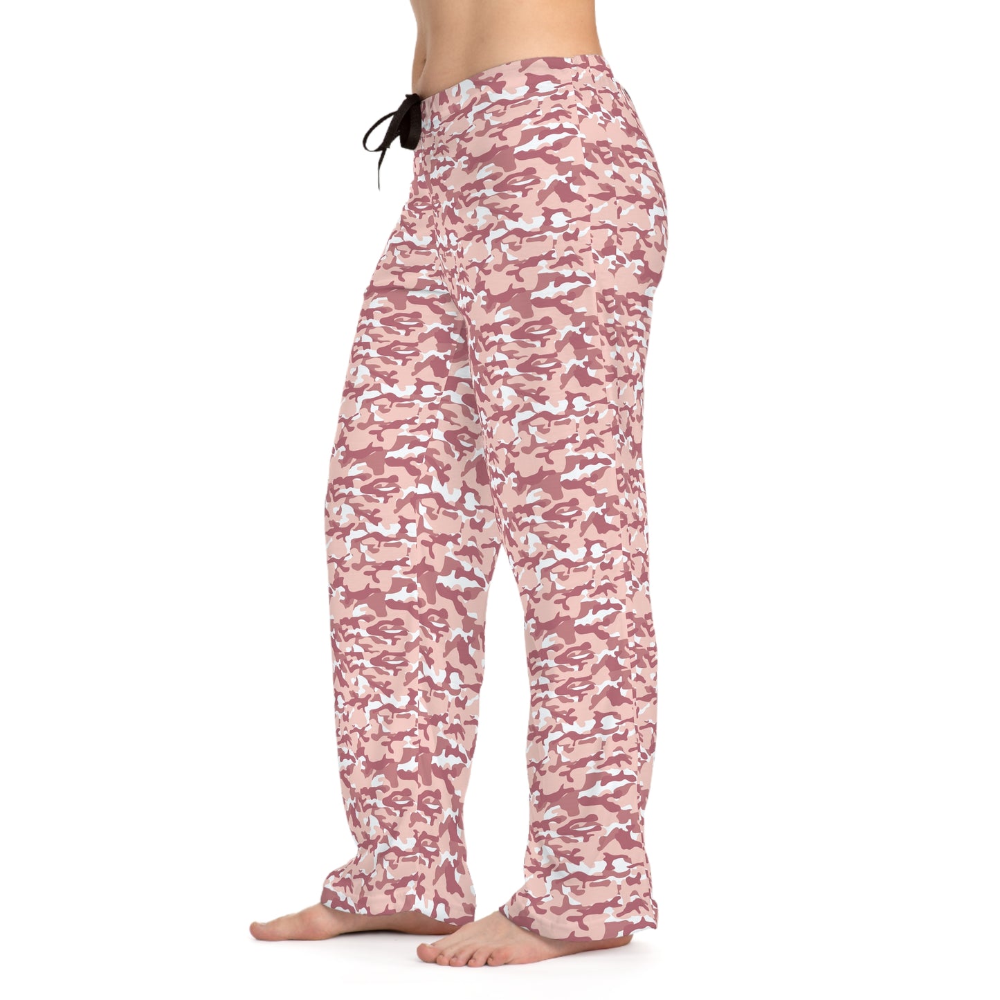 Women's Pajama Pants - Pink Camouflage