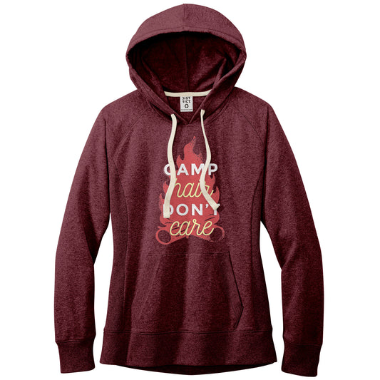 The Outdoor POD Store. 100% recycled fleece hoodie. Re-fleece. Heather Maroon