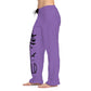 Women's Pajama Pants - Purple 'Be Wild'