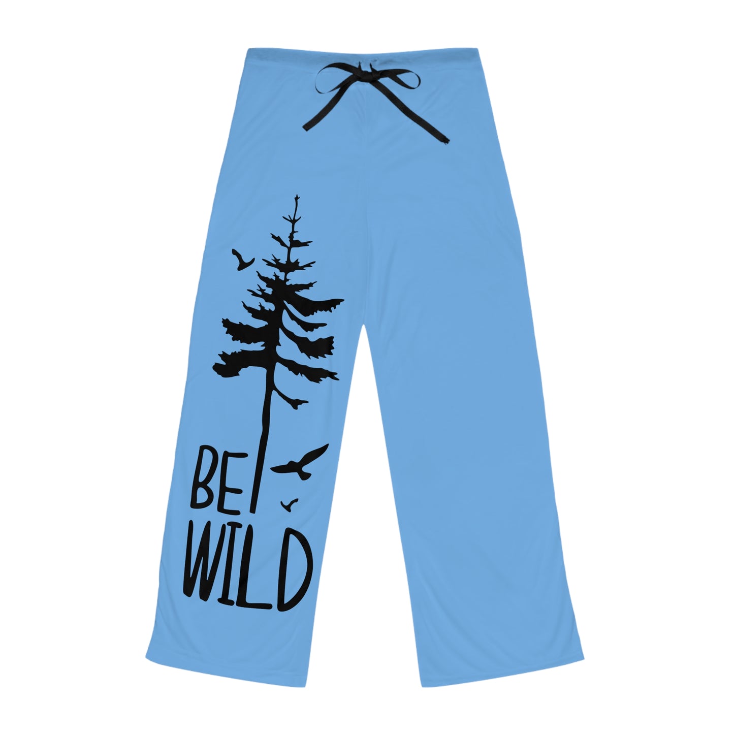 Women's Pajama Pants - Blue 'Be Wild'