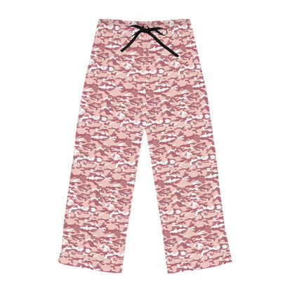 Women's Pajama Pants - Pink Camouflage