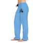Women's Pajama Pants - Blue American Flag & Tent