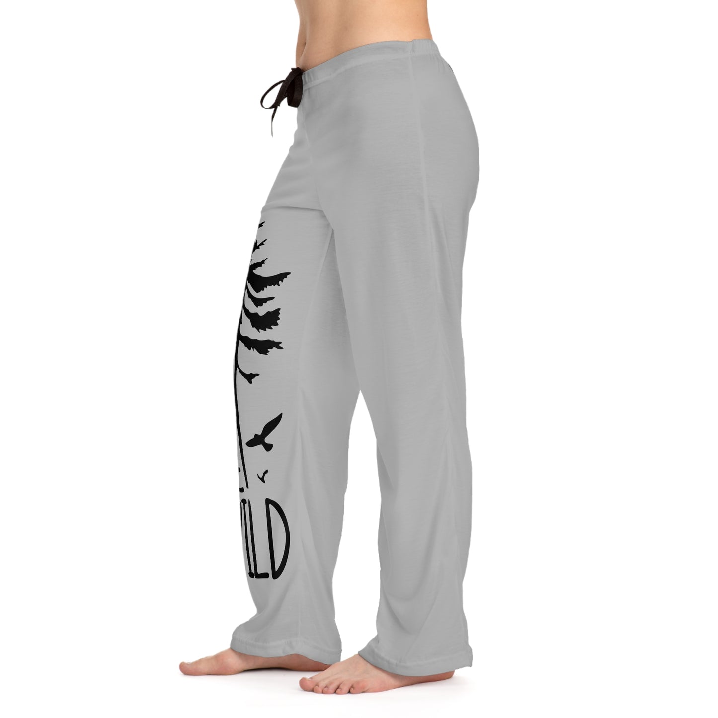 Women's Pajama Pants - Grey 'Be Wild'