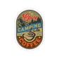 Die-Cut Stickers - Love Camping & Coffee