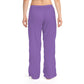 Women's Pajama Pants - Purple American Flag & Tent