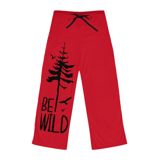 Women's Pajama Pants - Red 'Be Wild'