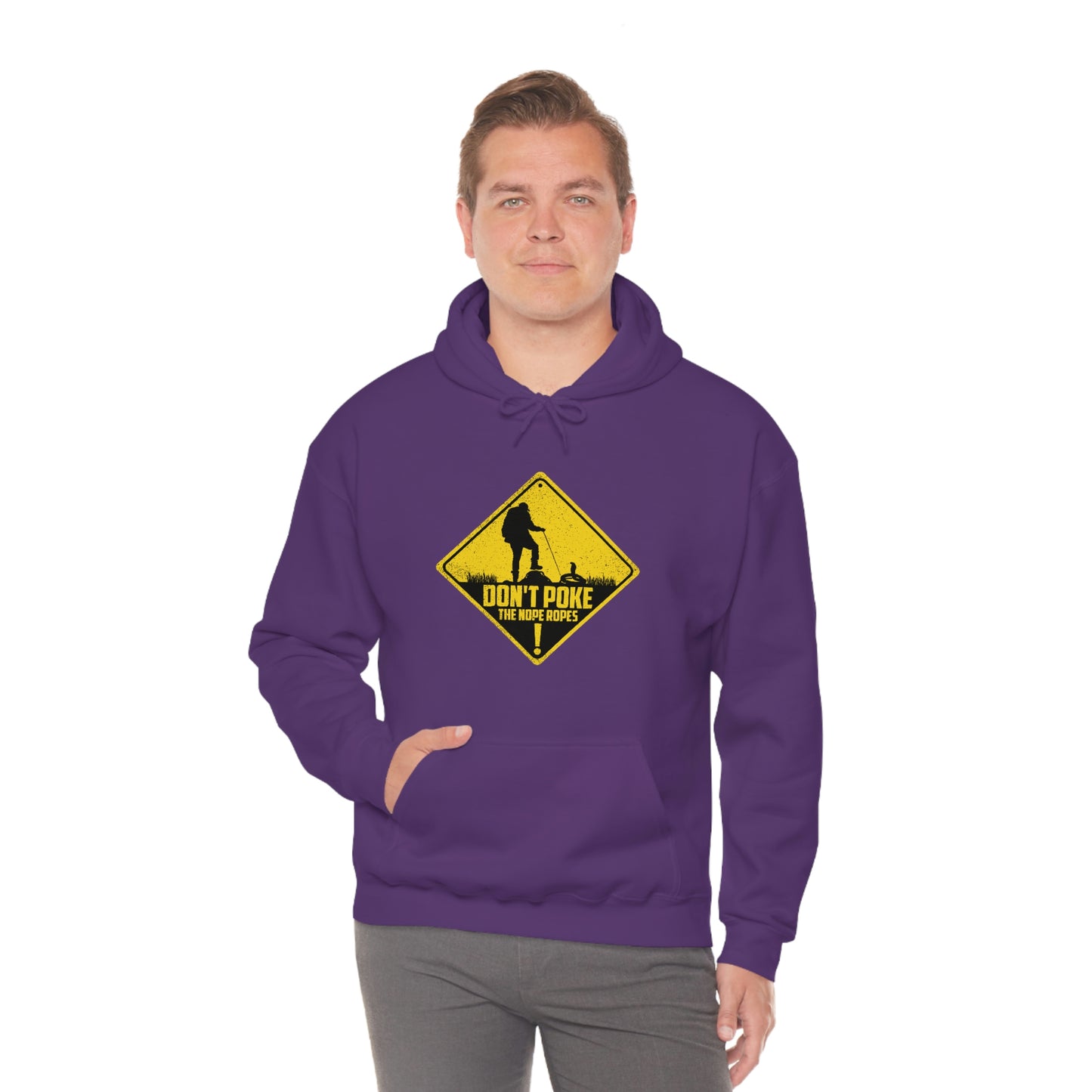 Funny Animal Meme Hoodie - Don't Poke the Nope Ropes