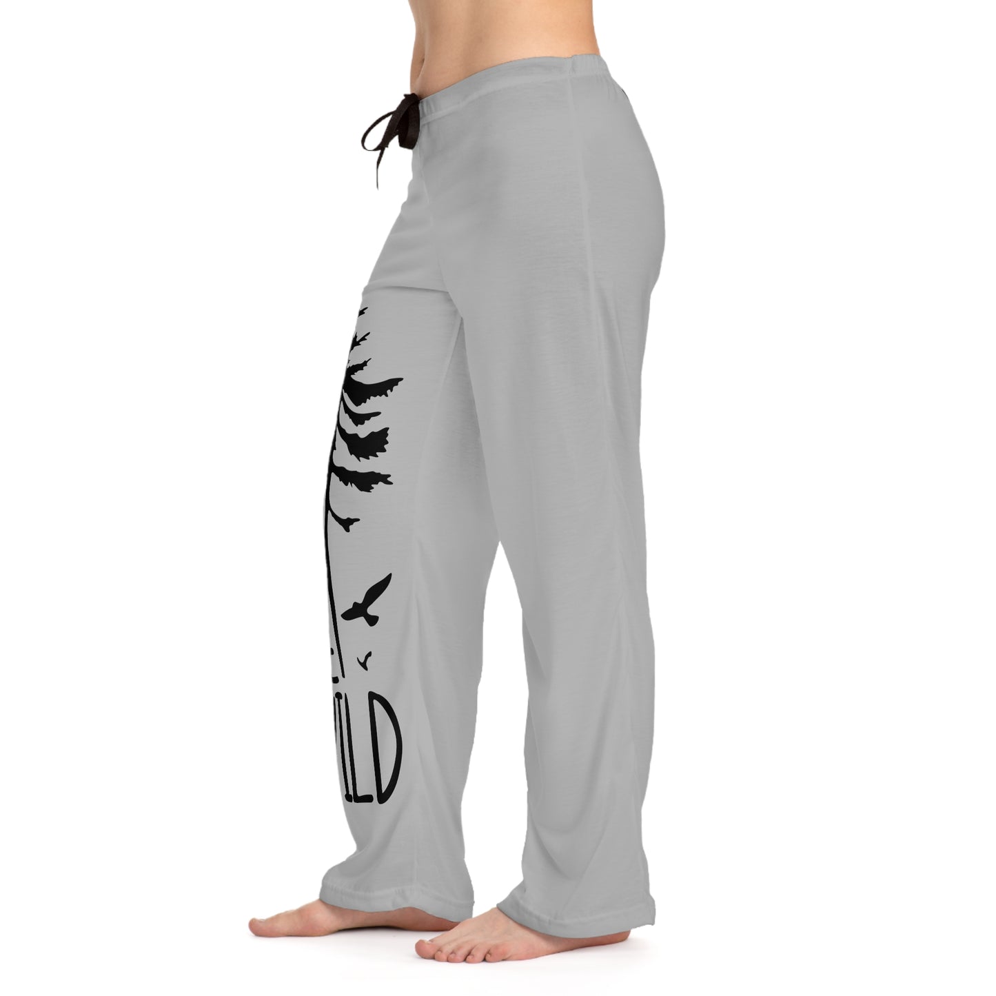 Women's Pajama Pants - Grey 'Be Wild'