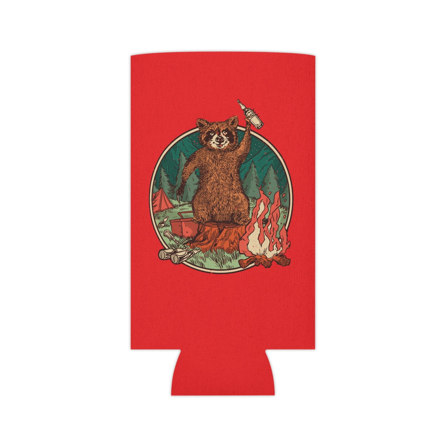 The Outdoor POD Store. Camping Koozie Collection. This is No Time To Be Sober. Ruby Red Slim