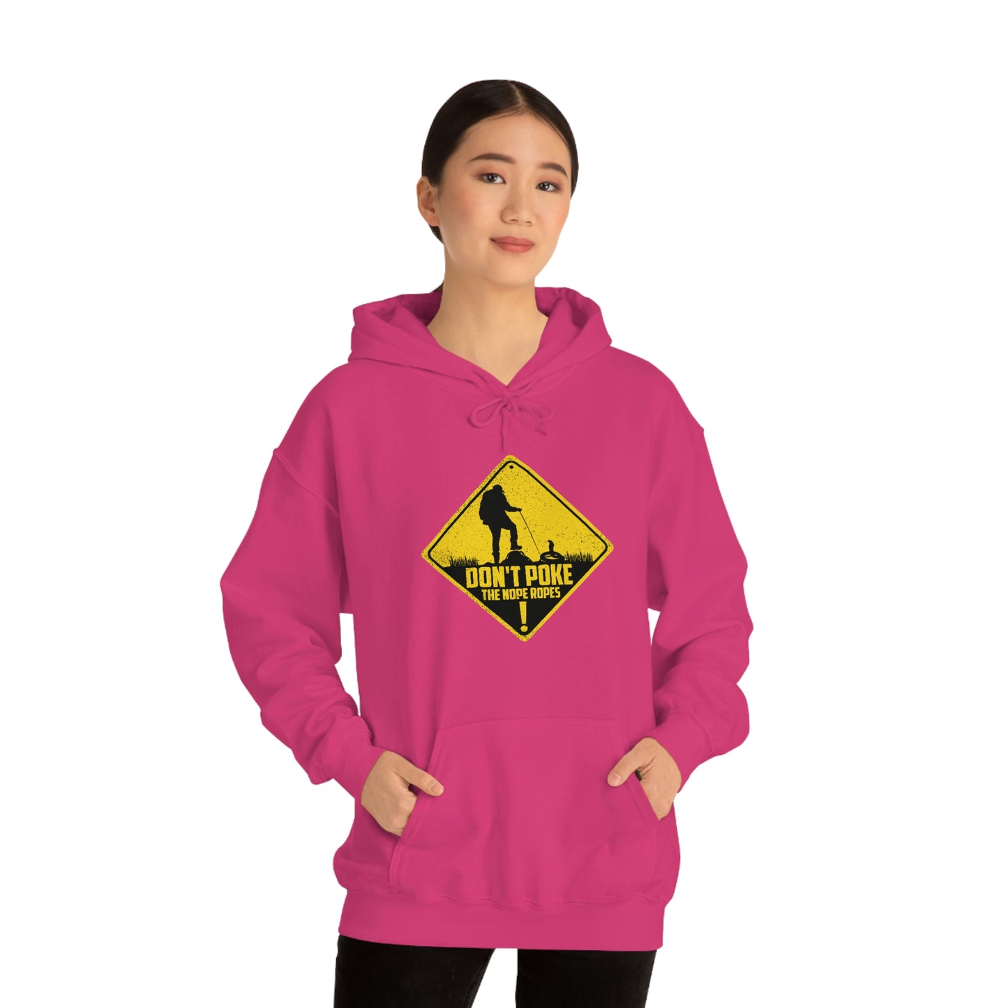 Funny Animal Meme Hoodie - Don't Poke the Nope Ropes