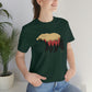 Outdoor POD Store. Camping Tee Collection. Bear Silhouette. Forest