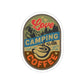 Die-Cut Stickers - Love Camping & Coffee