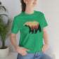 Outdoor POD Store. Camping Tee Collection. Bear Silhouette. Heather Kelly