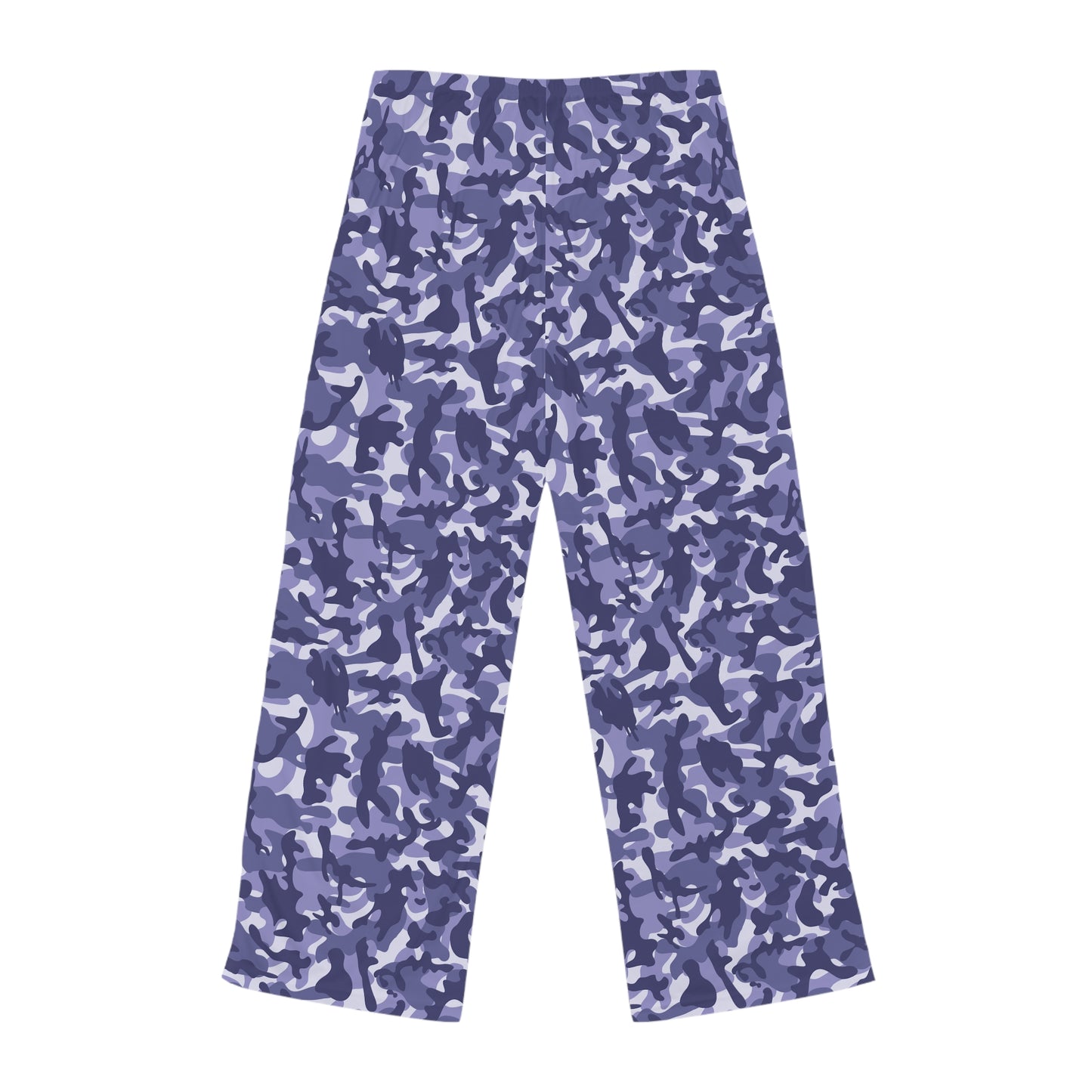 Women's Pajama Pants - Blue Camouflage