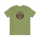 The Outdoor POD Store: Vintage Camping Tee - Eat, Sleep, Camp, Repeat. Heather Green