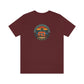 The Outdoor POD Store: Vintage Camping Tee - Eat, Sleep, Camp, Repeat. Maroon