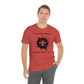 The Outdoor POD Store. Camping Tee Collection. Let's Go Sleep in the Woods and Slap Ourselves For 3 Days. Heather Red