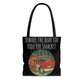 Funny Animal Meme Tote - Hide Yer Snacks! - Black