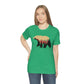 Outdoor POD Store. Camping Tee Collection. Bear Silhouette. Heather Kelly