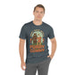 The Outdoor POD Store Funny Animal Meme Tee Collection. Don't Race with a Furry Gummy Bear. Heather Slate