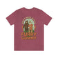 The Outdoor POD Store Funny Animal Meme Tee Collection. Don't Race with a Furry Gummy Bear. Heather Raspberry