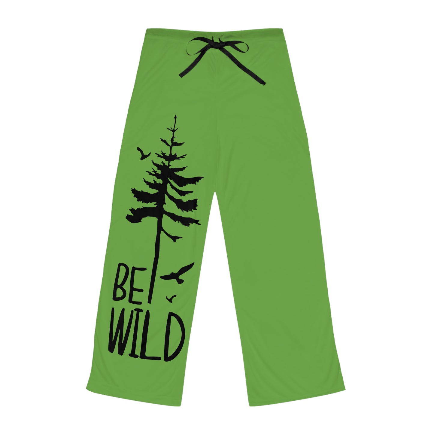 Women's Pajama Pants - Green 'Be Wild'