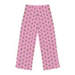 Women's Pajama Pants - Polka Dots and Tents