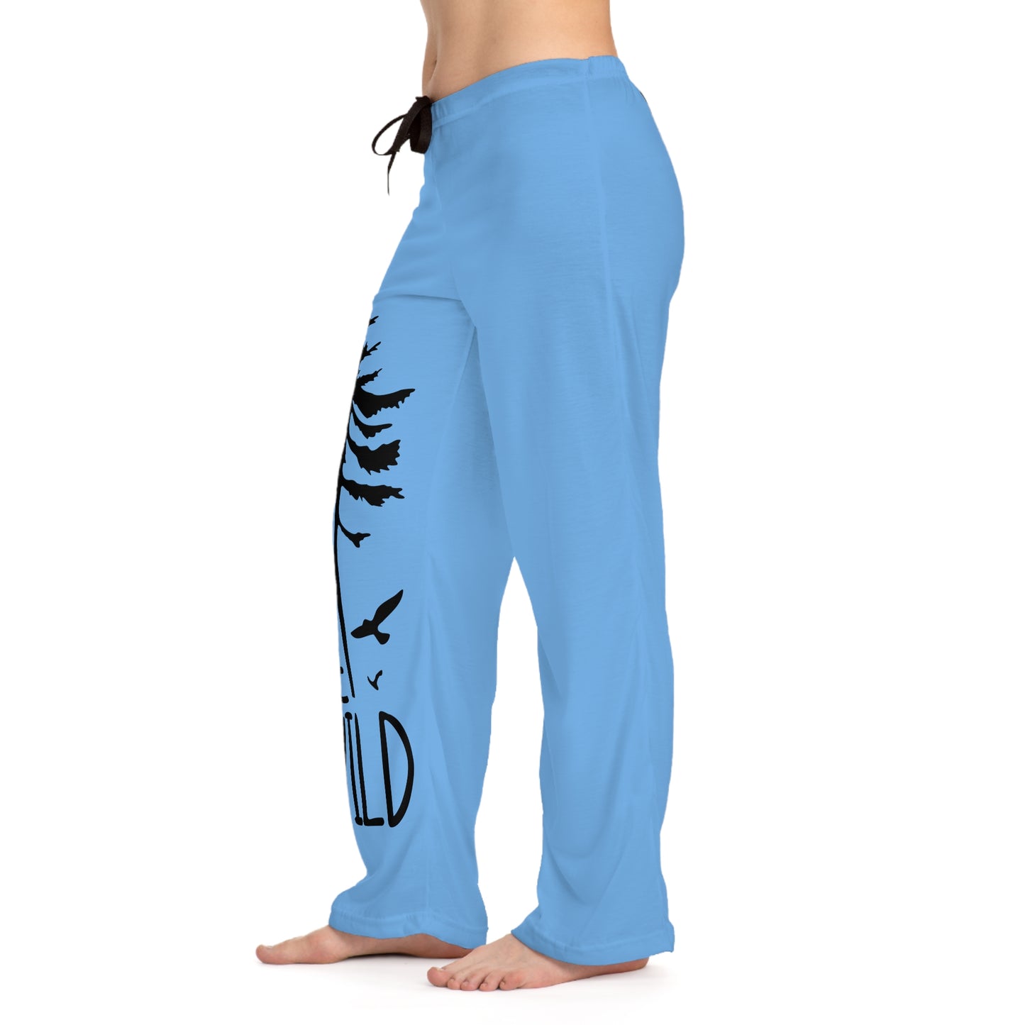 Women's Pajama Pants - Blue 'Be Wild'