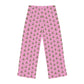 Women's Pajama Pants - Polka Dots and Tents