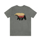 Outdoor POD Store. Camping Tee Collection. Bear Silhouette. Deep Heather