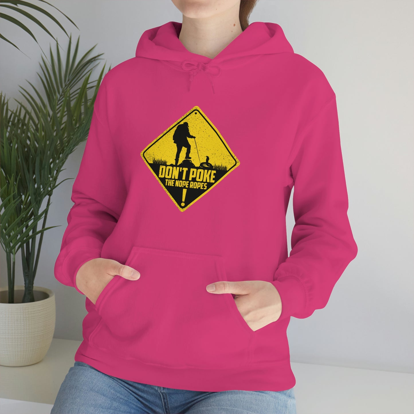 Funny Animal Meme Hoodie - Don't Poke the Nope Ropes