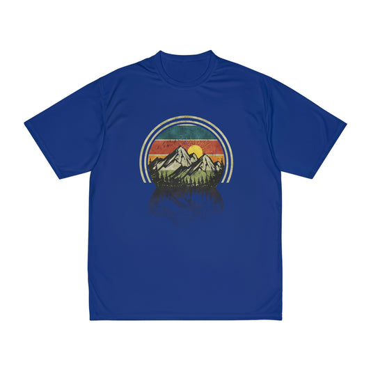 Men's Moisture Wicking T-Shirt - Mountains