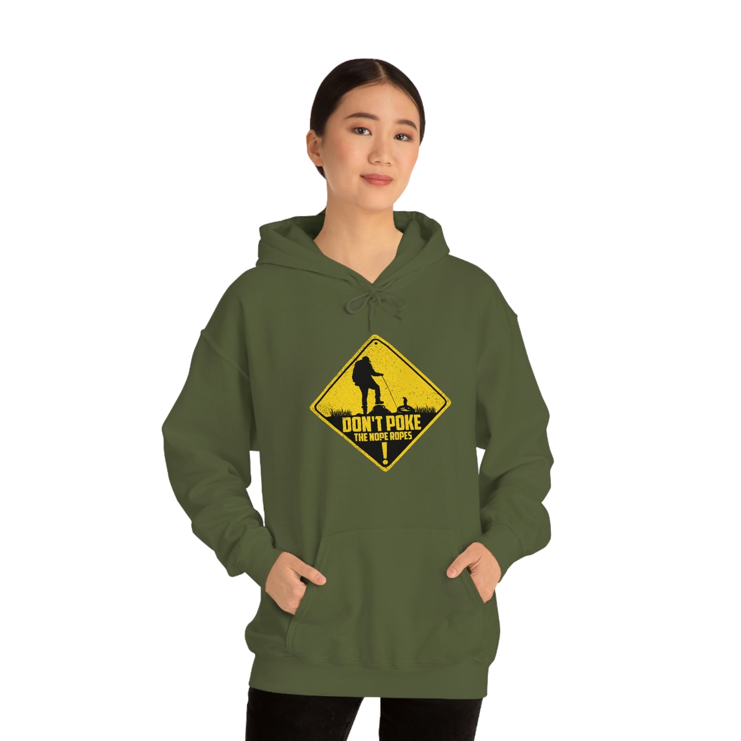 Funny Animal Meme Hoodie - Don't Poke the Nope Ropes