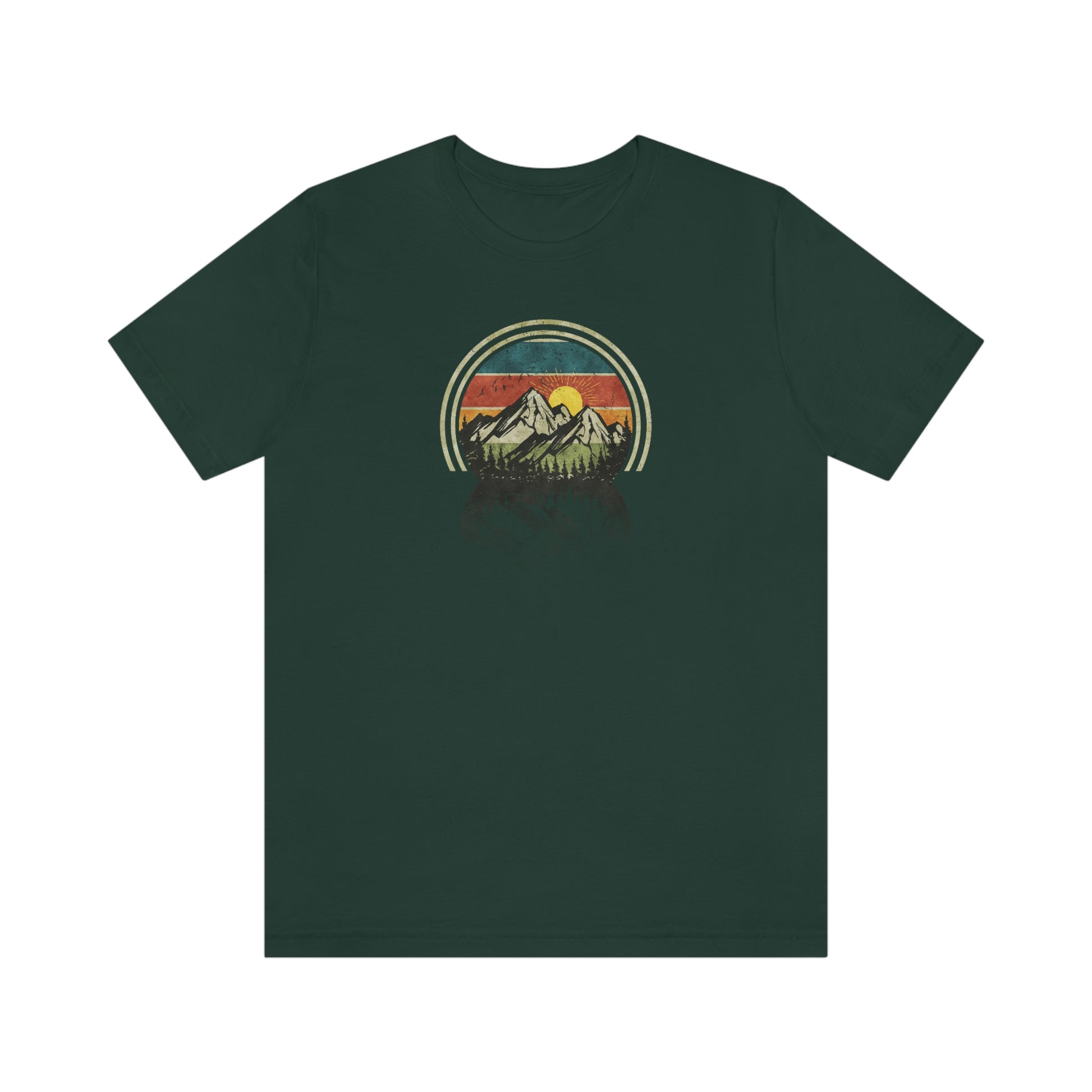 The Outdoor POD Store. Camping Tee Collection. Mountains. Forest