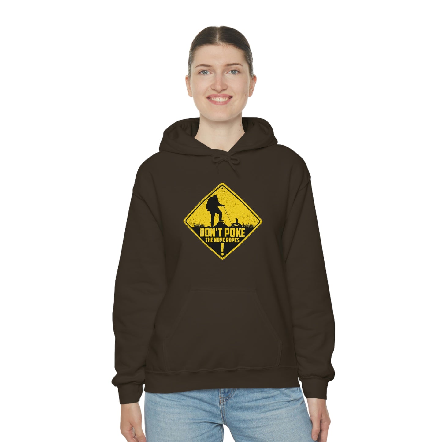 Funny Animal Meme Hoodie - Don't Poke the Nope Ropes