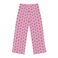 Women's Pajama Pants - Polka Dots and Tents