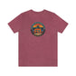 The Outdoor POD Store: Vintage Camping Tee - Eat, Sleep, Camp, Repeat. Heather Raspberry