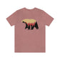 Outdoor POD Store. Camping Tee Collection. Bear Silhouette. Heather Mauve