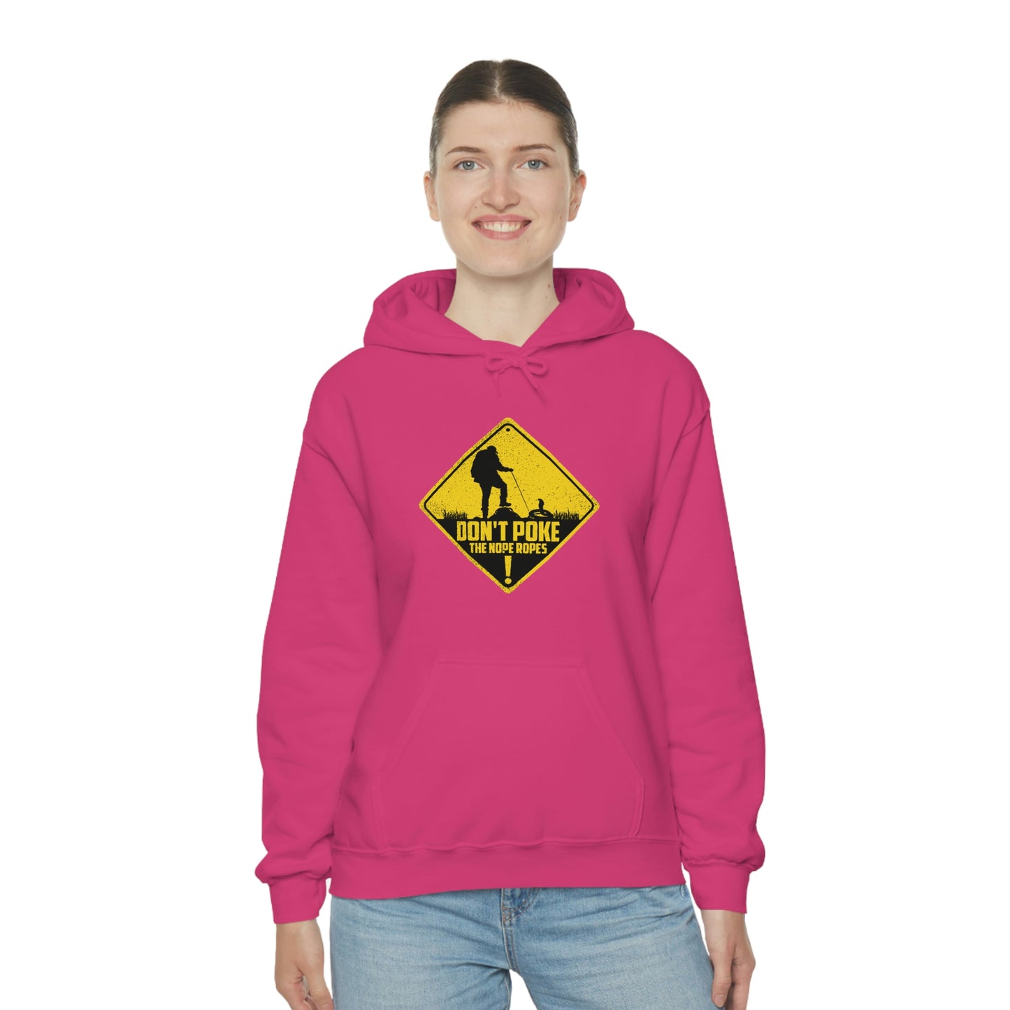 Funny Animal Meme Hoodie - Don't Poke the Nope Ropes