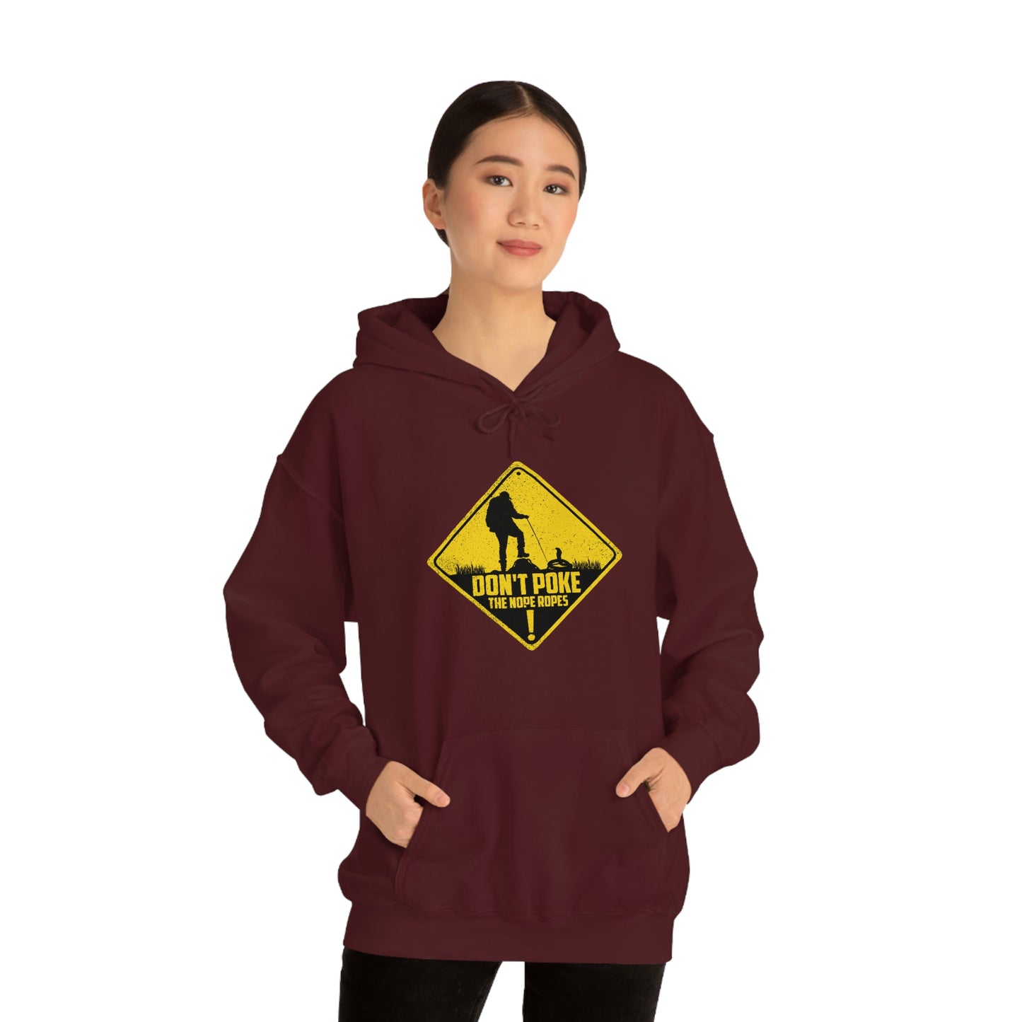 Funny Animal Meme Hoodie - Don't Poke the Nope Ropes