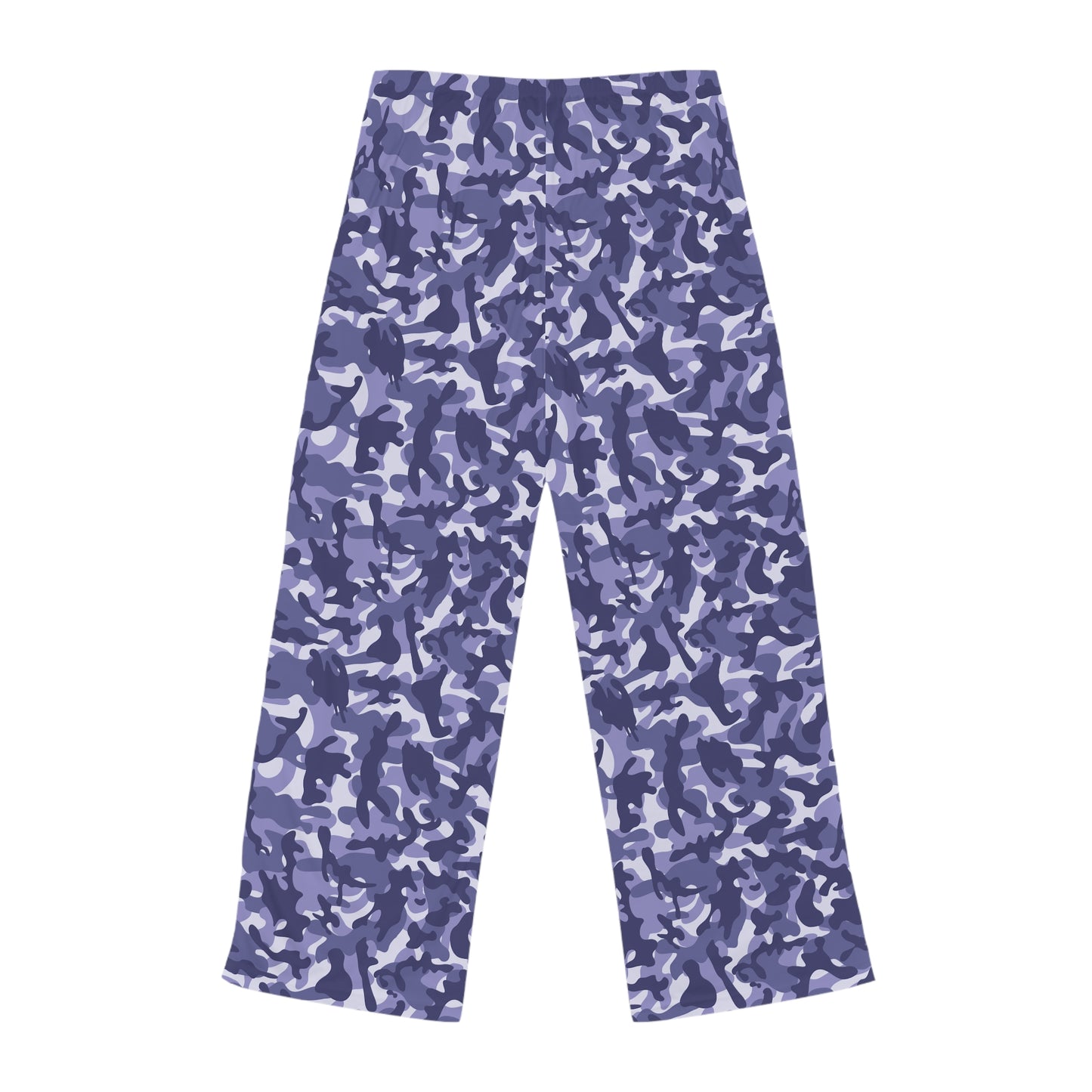 Women's Pajama Pants - Blue Camouflage