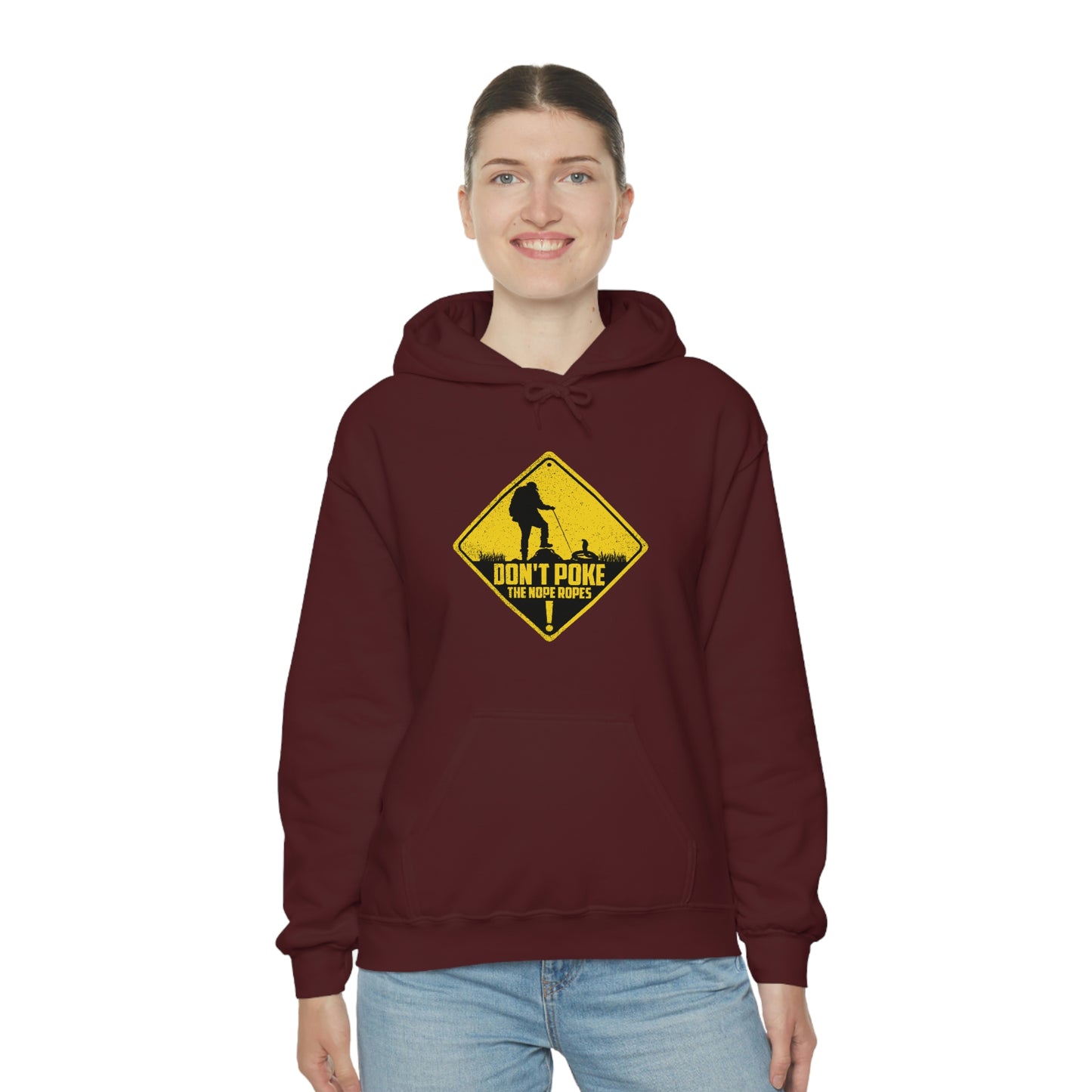 Funny Animal Meme Hoodie - Don't Poke the Nope Ropes