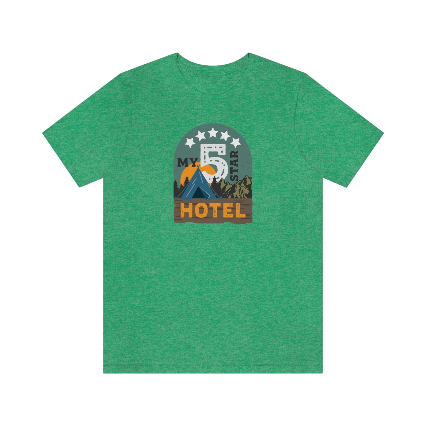 The Outdoor POD Store: Vintage Camping Tee - My Five Star Hotel is a Tent. Heather Kelly