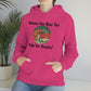 Funny Animal Meme Hoodie - Beware the Bear Tax Hide Yer Snacks!