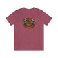 The Outdoor POD Store: Vintage Camping Tee - Life is Better Around the Campfire. Heather Raspberry